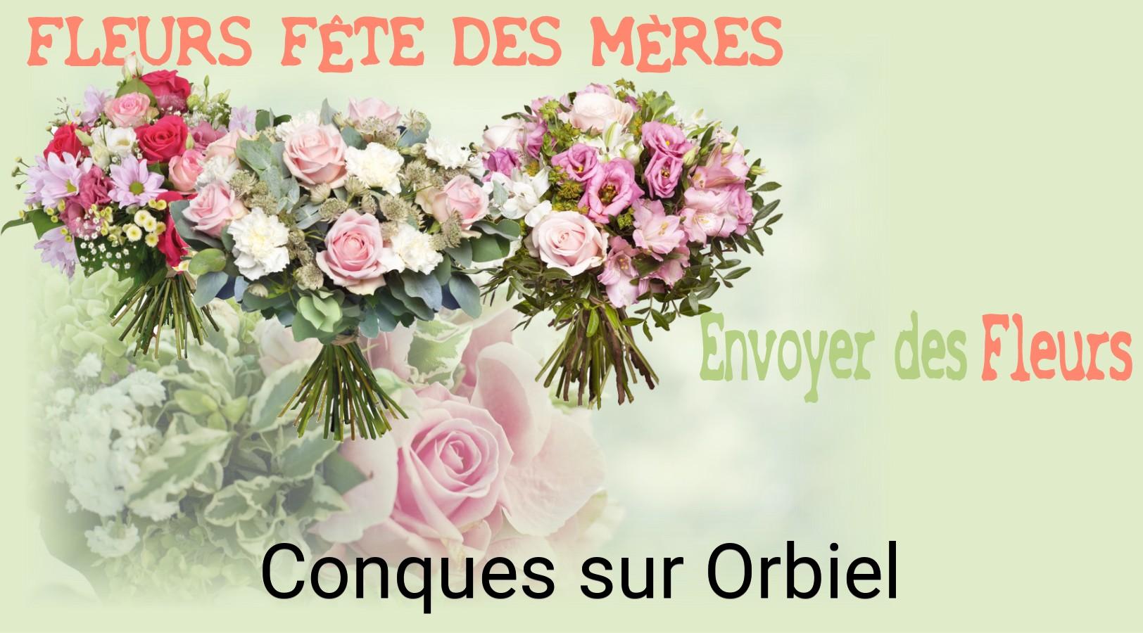 Bouquet de Fête des Mères livré à Conques-sur-Orbiel